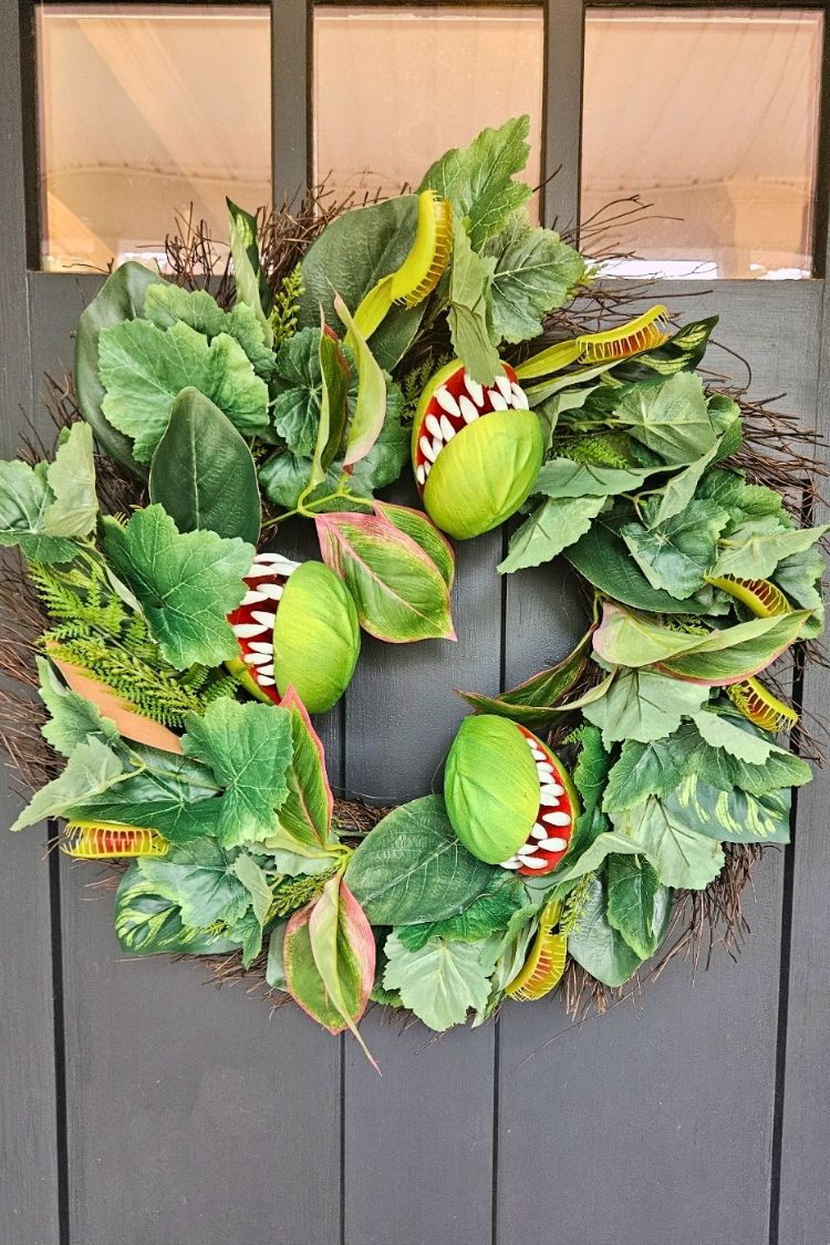 diy halloween wreath