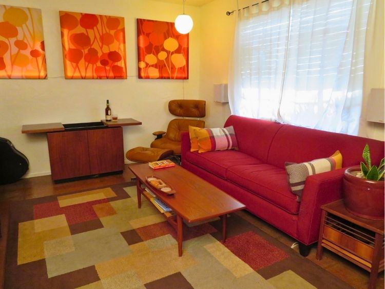 thrifted living room