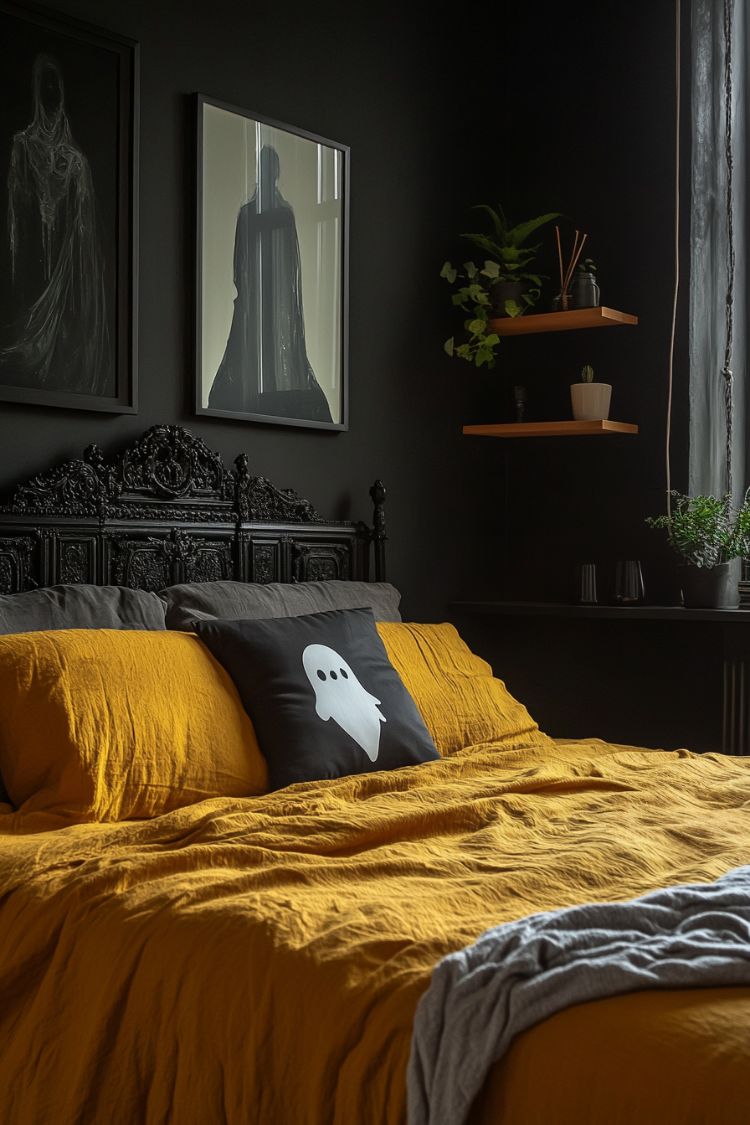 Easy DIY Halloween Bedroom