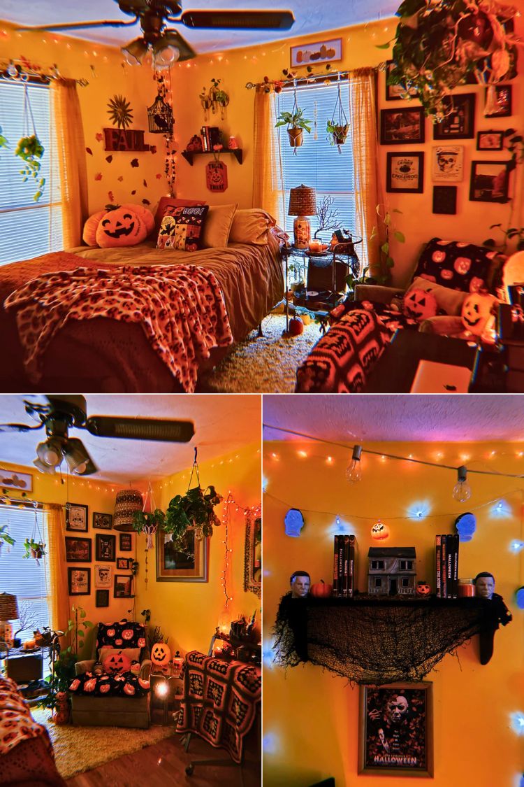Easy DIY Halloween Bedroom