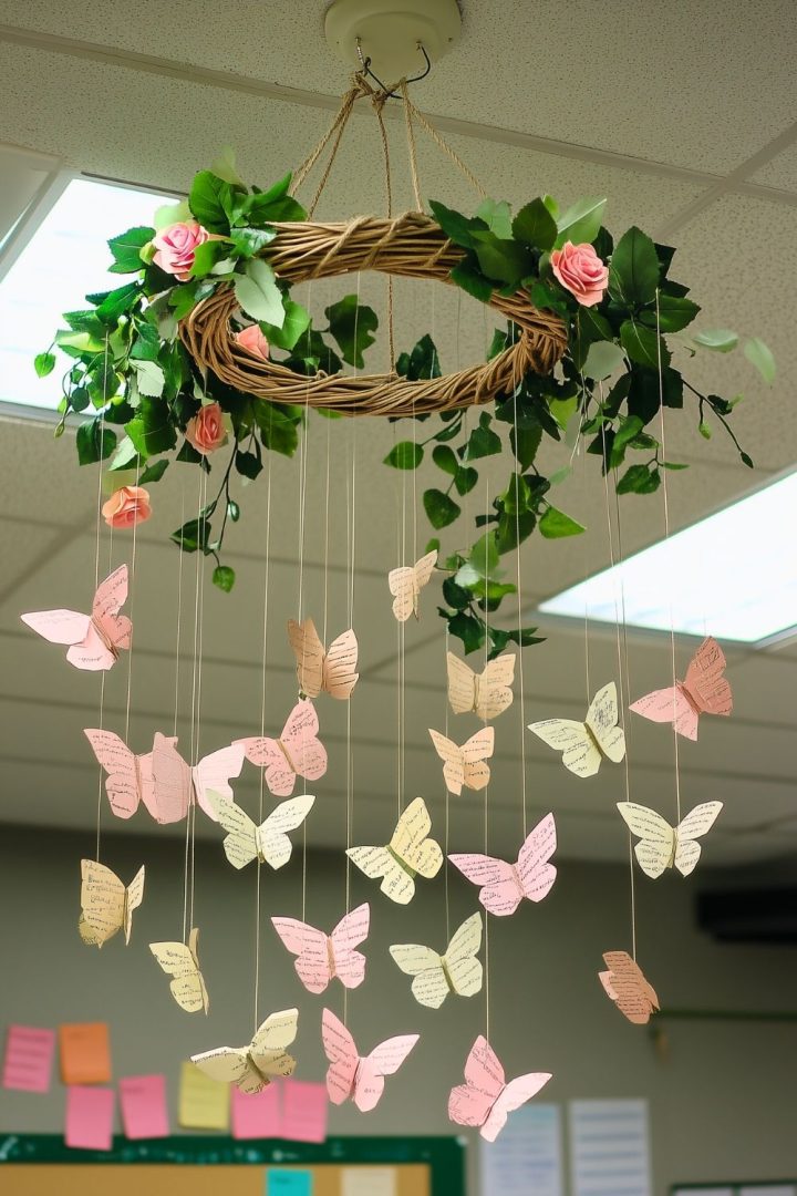 Easy Ceiling-Hanging Decor Ideas To Make Classrooms Feel Magical - H.M.G