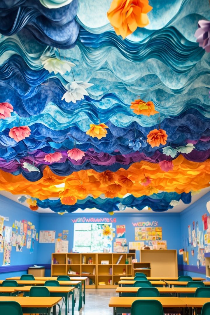 Easy Ceiling-Hanging Decor Ideas To Make Classrooms Feel Magical - H.M.G