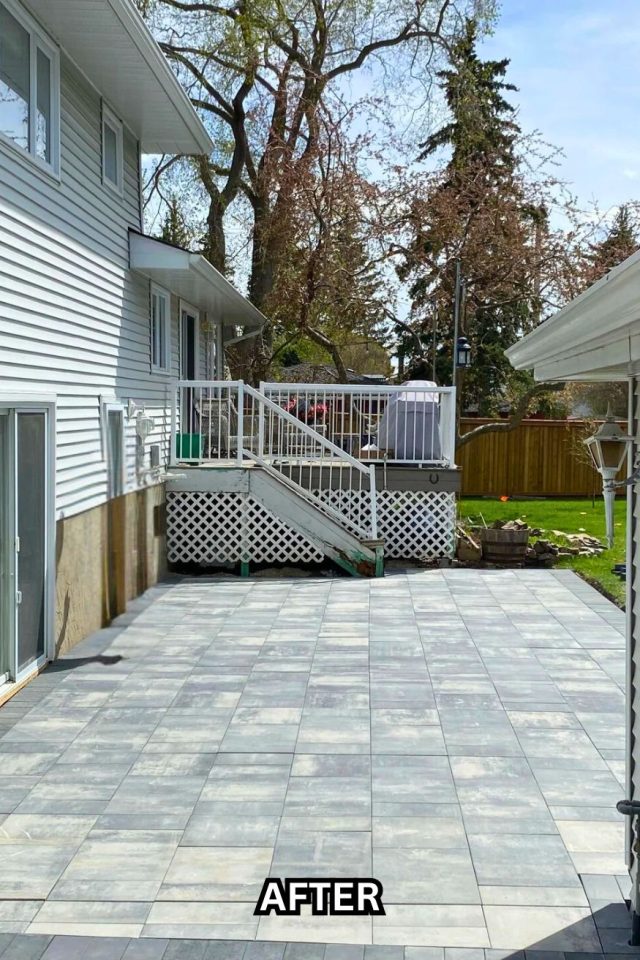 Simple DIY Backyard Patio Makeover On A Budget - H.M.G