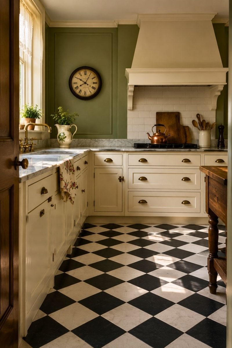 Kitchen Color Schemes That Perfectly Balance Classic White Cabinets - H.M.G