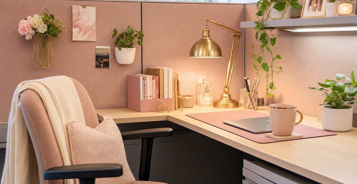 Girly cubicle decor ideas for women